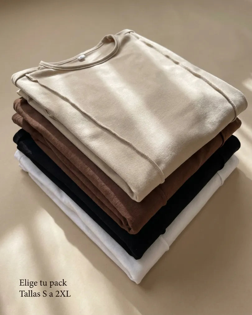 Blusa Básica Siena-S-2XL