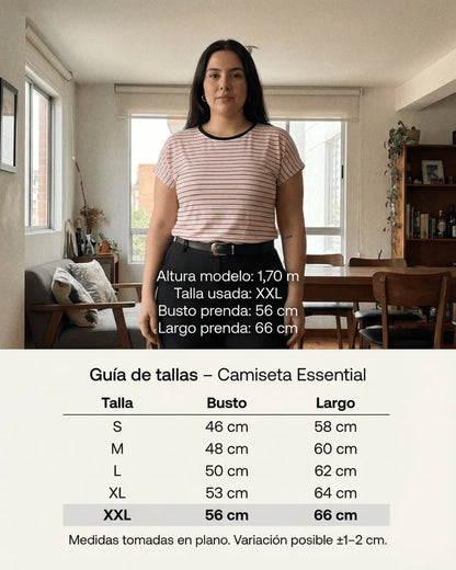 Pack Essentials-3 Camisetas surtidas.